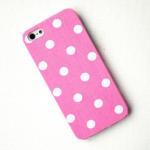 Iphone 5 Case In Pastel Pink Polka Dot, Iphone..